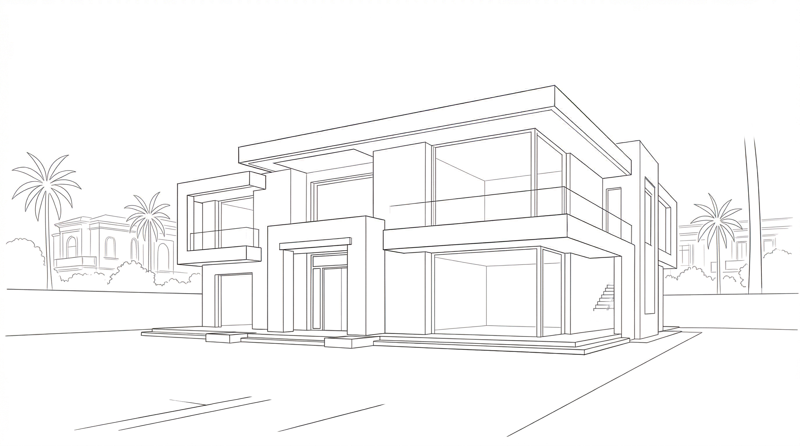 Sketch villa